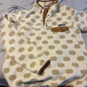 Patagonia Synchilla fleece, polka dot, size small(women’s)
